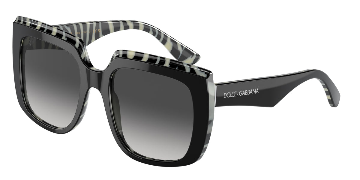 Dolce&Gabbana DG4414 Top Black On Zebra Sunglasses