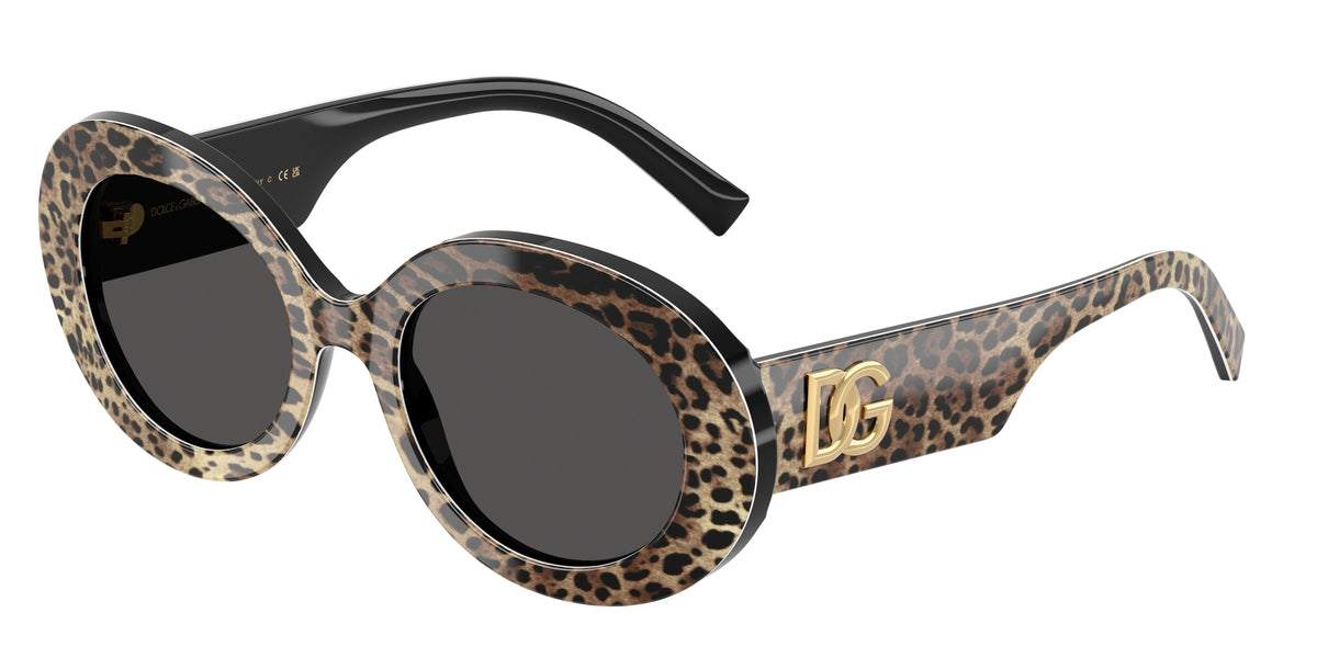 Dolce&Gabbana DG4448 Top Leo On Black Sunglasses
