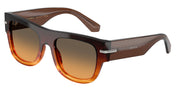 Dolce&Gabbana DG4484 Gradient Striped Brown Sunglasses