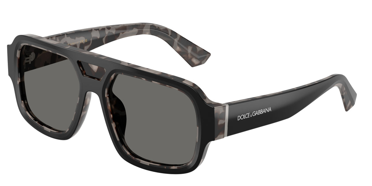 Dolce&Gabbana DG4516 Black On Grey Havana Sunglasses