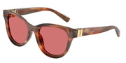 Dolce&Gabbana DG4533 Striped Brown Sunglasses