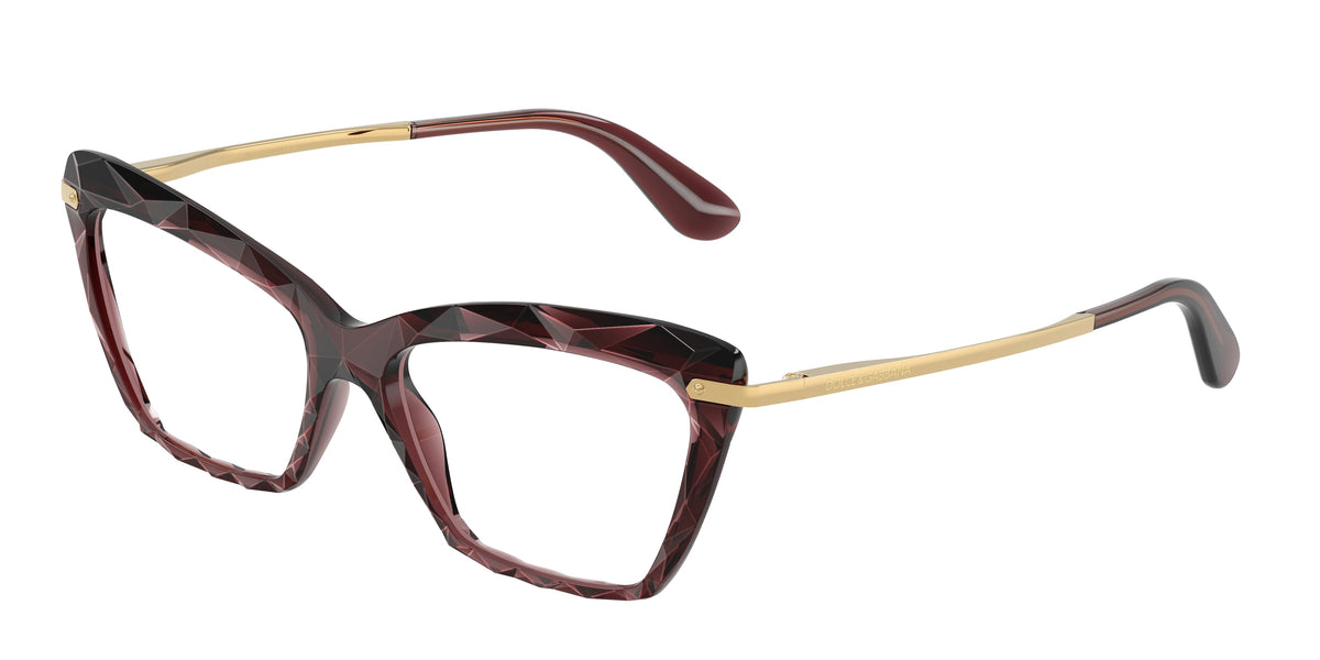 Dolce&Gabbana DG5025 Transparent Bordeaux Eyeglasses