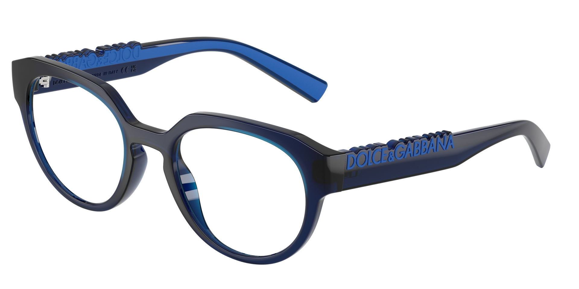 Dolce&Gabbana DG5113 Transparent Dark Blue Eyeglasses