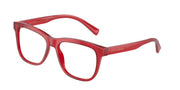 Dolce&Gabbana DX3356 Transparent Red Eyeglasses Kids