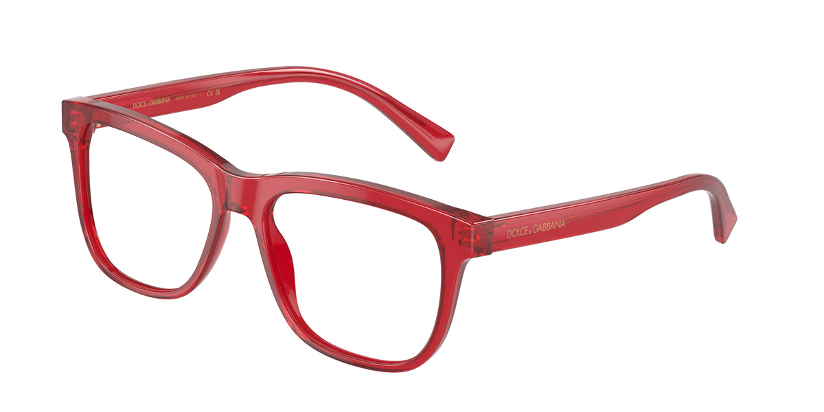 Dolce&Gabbana DX3356 Transparent Red Eyeglasses Kids