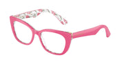 Dolce&Gabbana DX3357 Pink On Pink Flowers Eyeglasses Kids