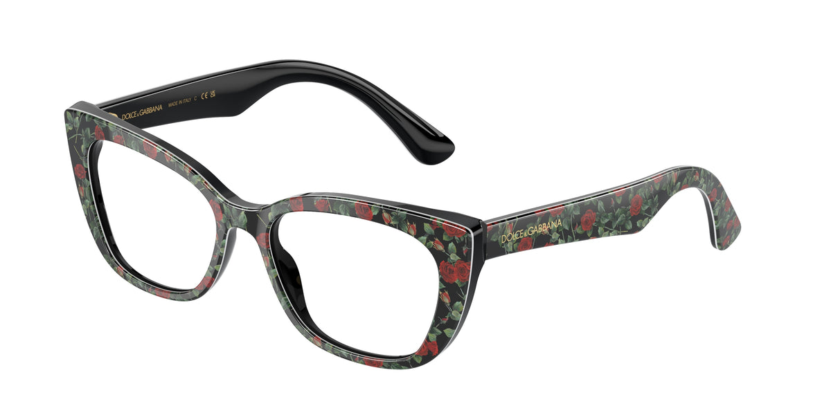 Dolce&Gabbana DX3357 Red Roses Eyeglasses Kids