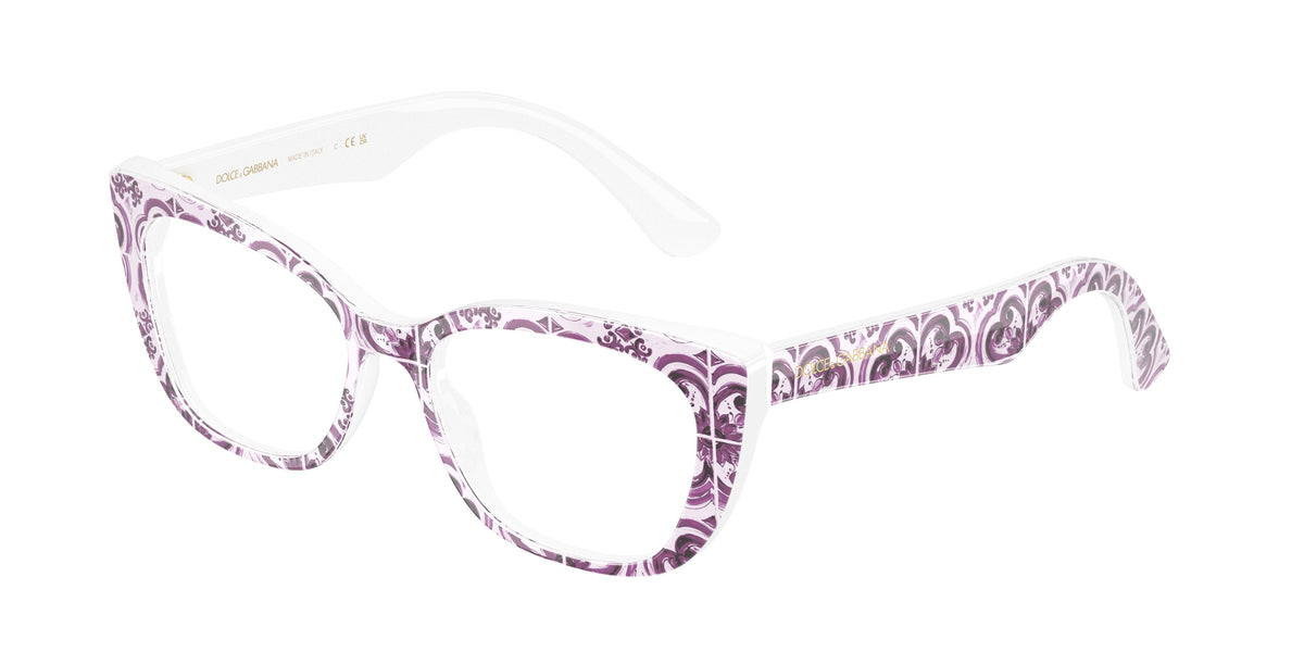 Dolce&Gabbana DX3357 Violet Maiolica Eyeglasses Kids