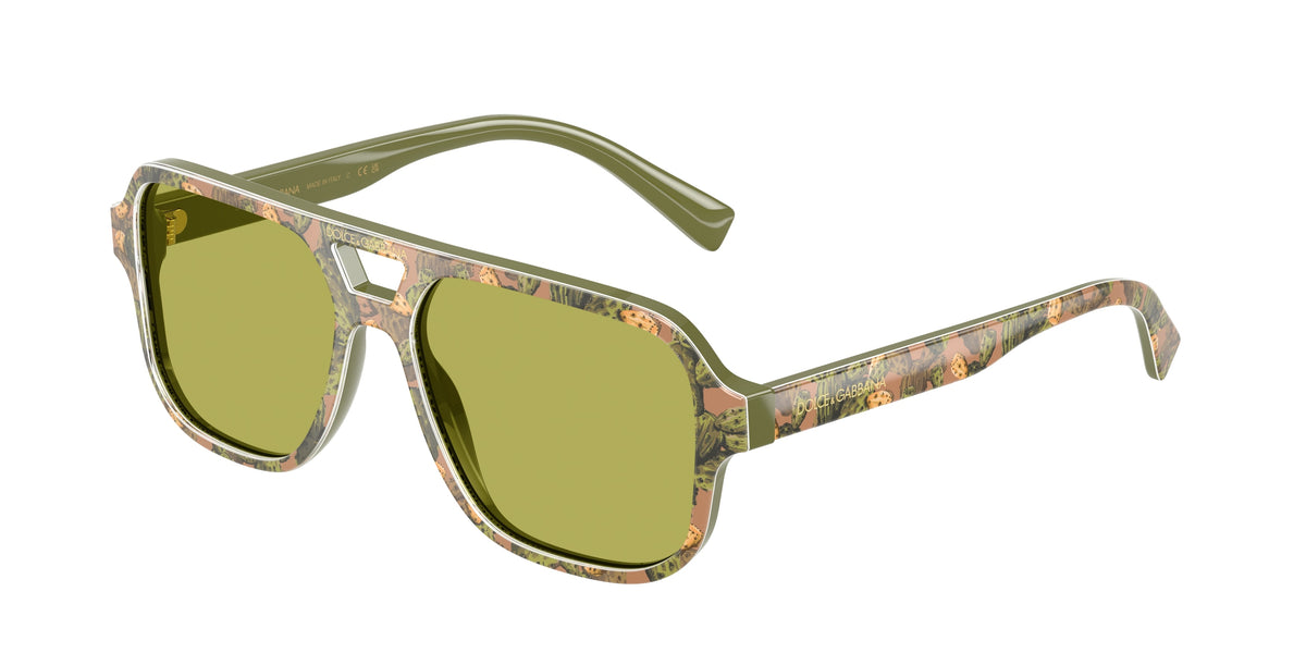 Dolce&Gabbana DX4003 Print Green Figs Sunglasses Kids