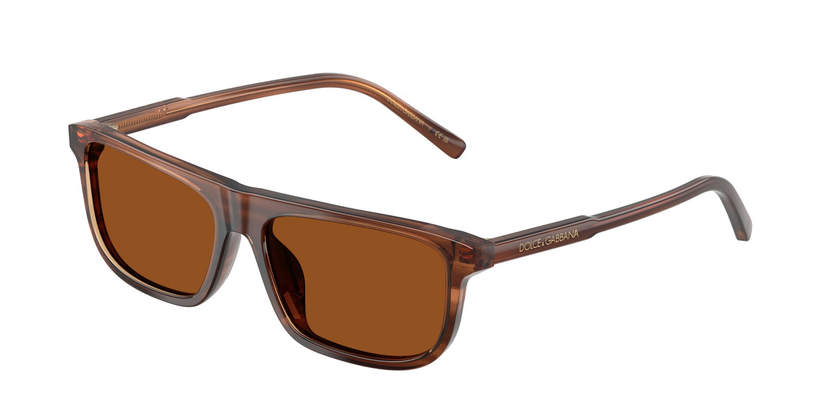 Dolce&Gabbana DX4009 Transparent Brown/Striped Brown Sunglasses Kids