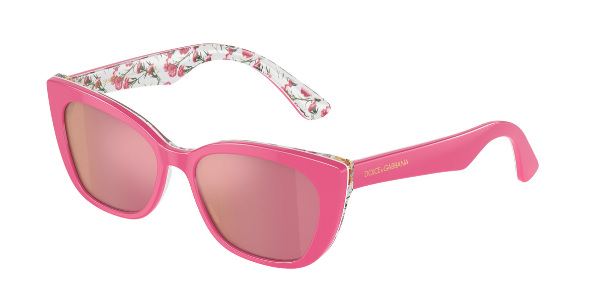 Dolce&Gabbana DX4427 Pink On Pink Flowers Sunglasses Kids