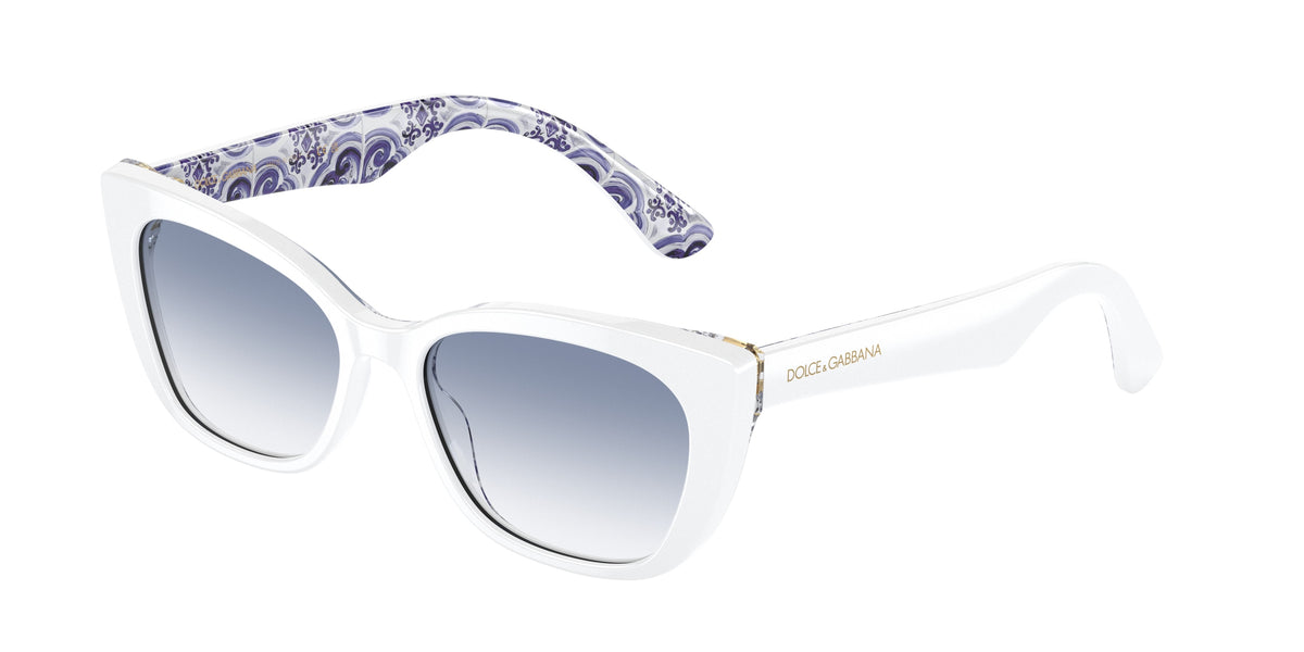 Dolce&Gabbana DX4427 White On Blue Maiolica Sunglasses Kids