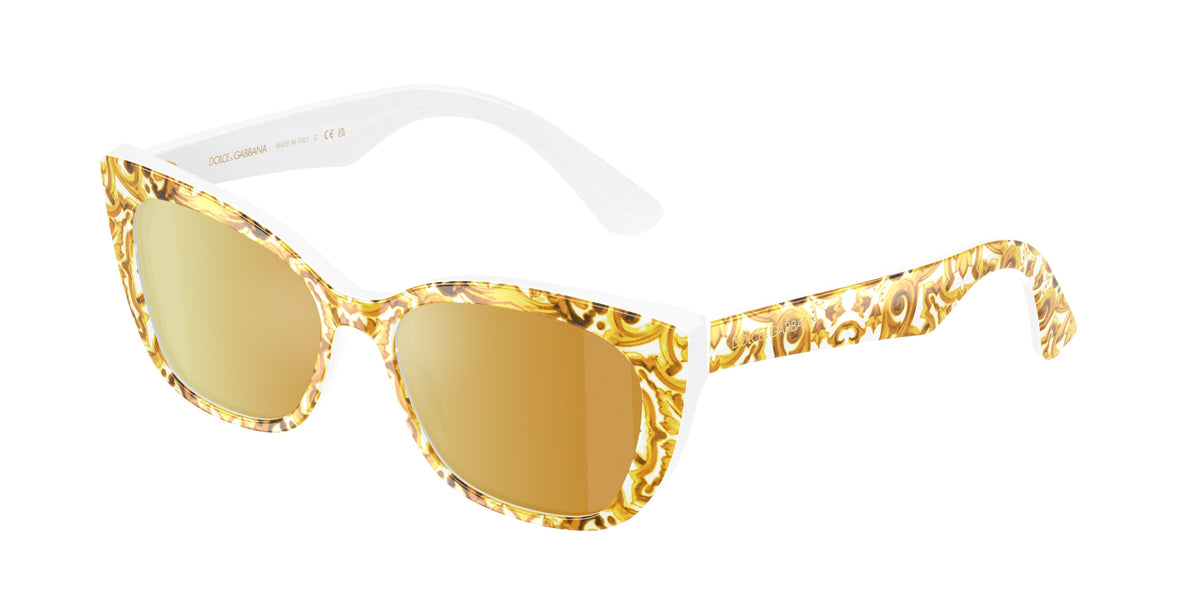 Dolce&Gabbana DX4427 Yellow Maiolica Sunglasses Kids