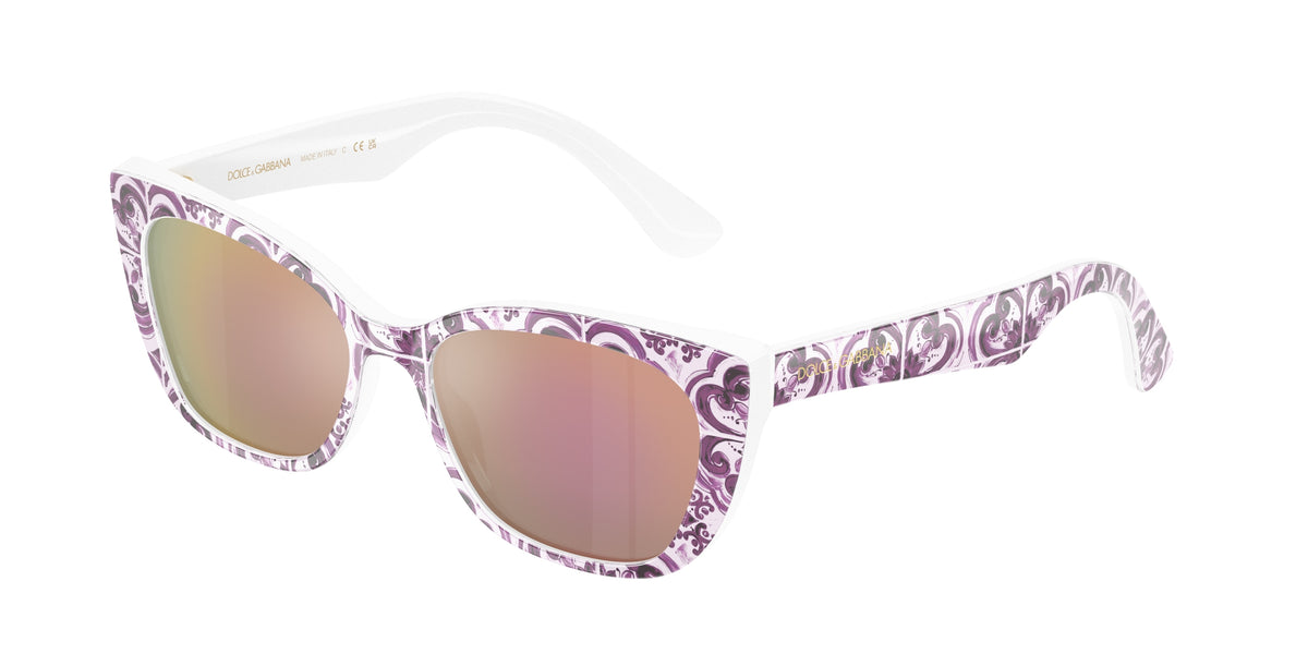 Dolce&Gabbana DX4427 Violet Maiolica Sunglasses Kids