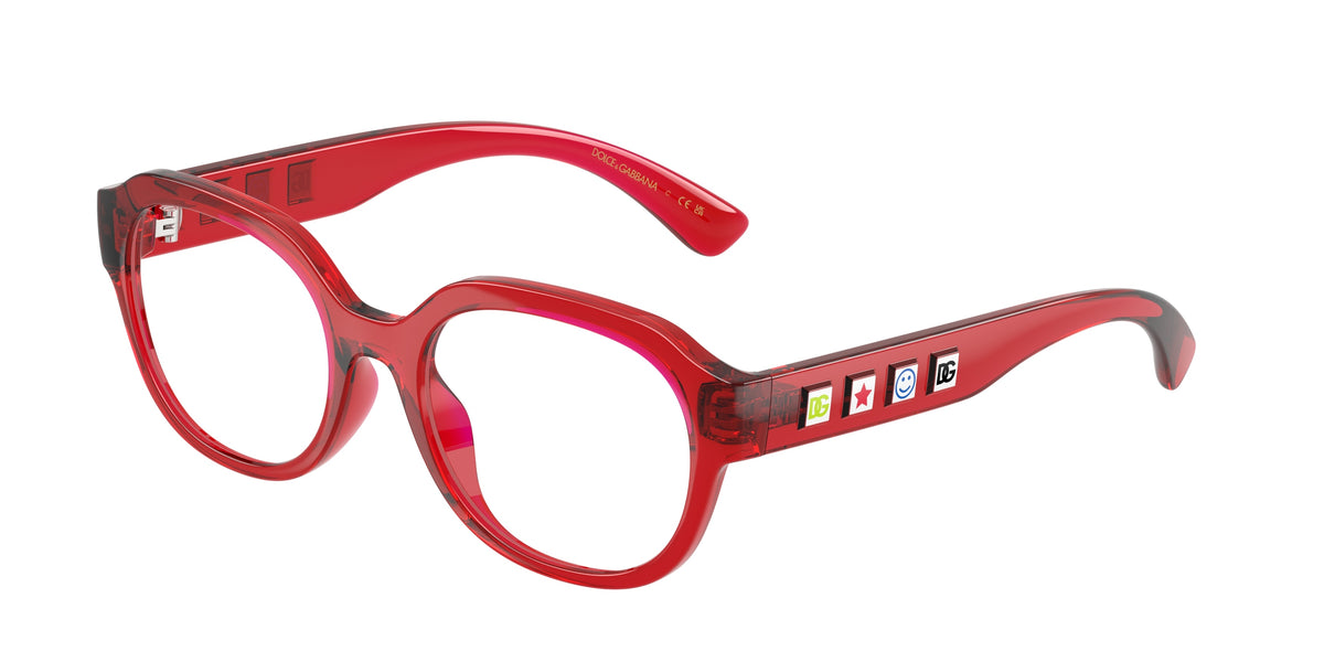 Dolce&Gabbana DX5004U Transparent Red Eyeglasses Kids