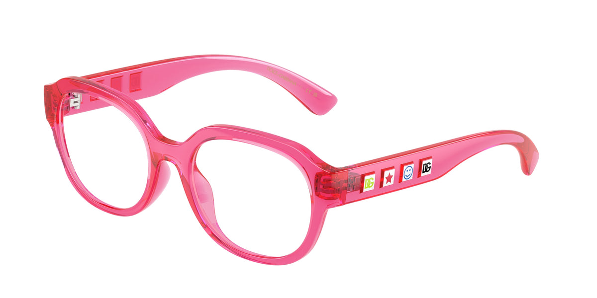 Dolce&Gabbana DX5004U Transparent Fucsia Eyeglasses Kids