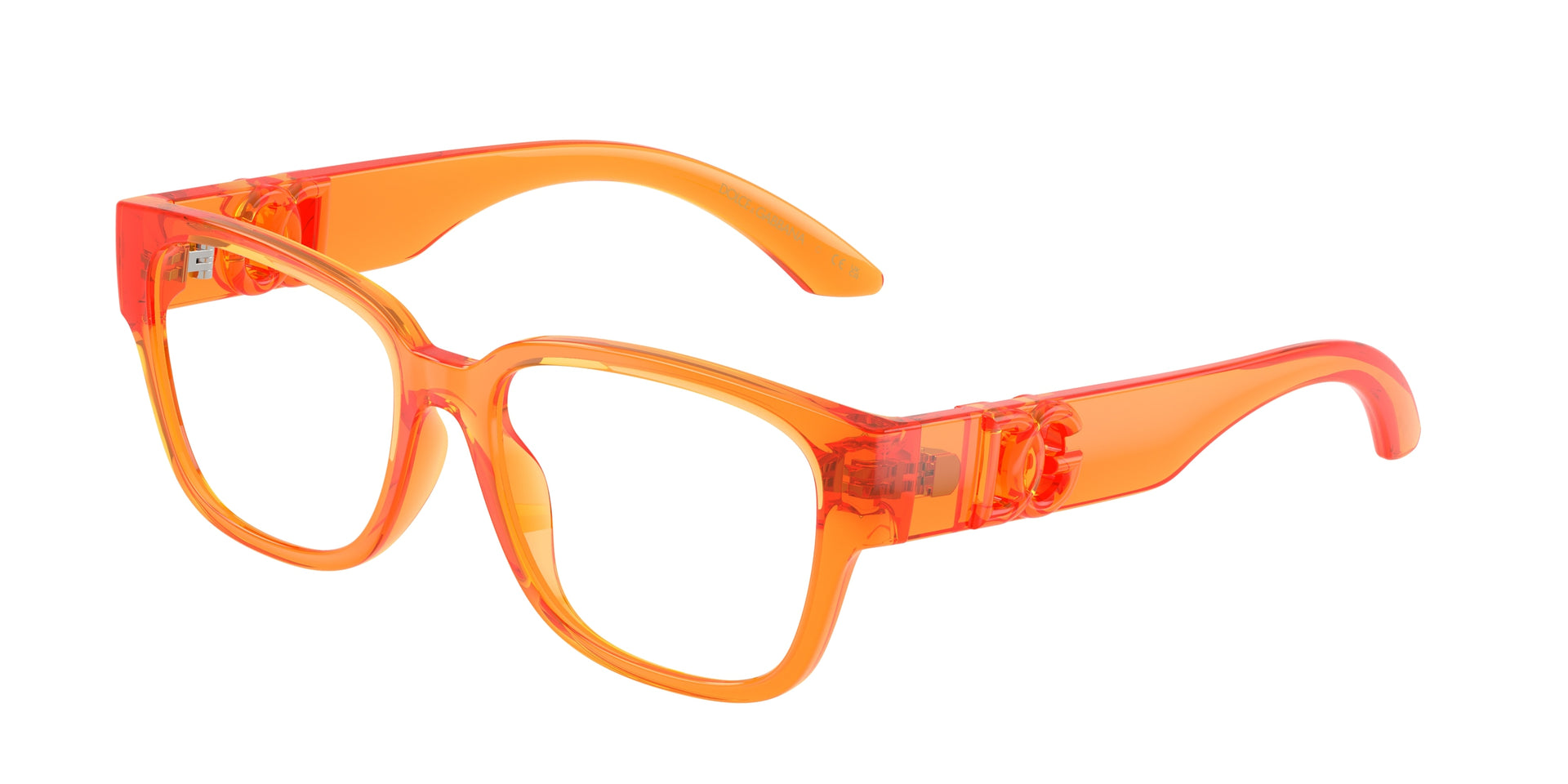 Dolce&Gabbana DX5006 Transparent Orange Eyeglasses Kids
