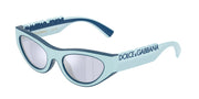 Dolce&Gabbana DX6012 Azure Rubber/Blue Sunglasses Kids