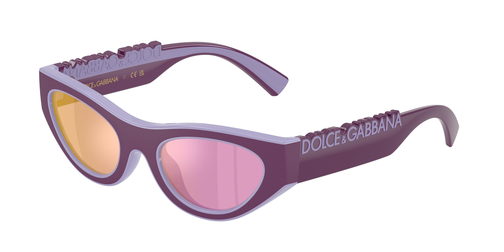 Dolce&Gabbana DX6012 Violet Rubber/Lillac Sunglasses Kids