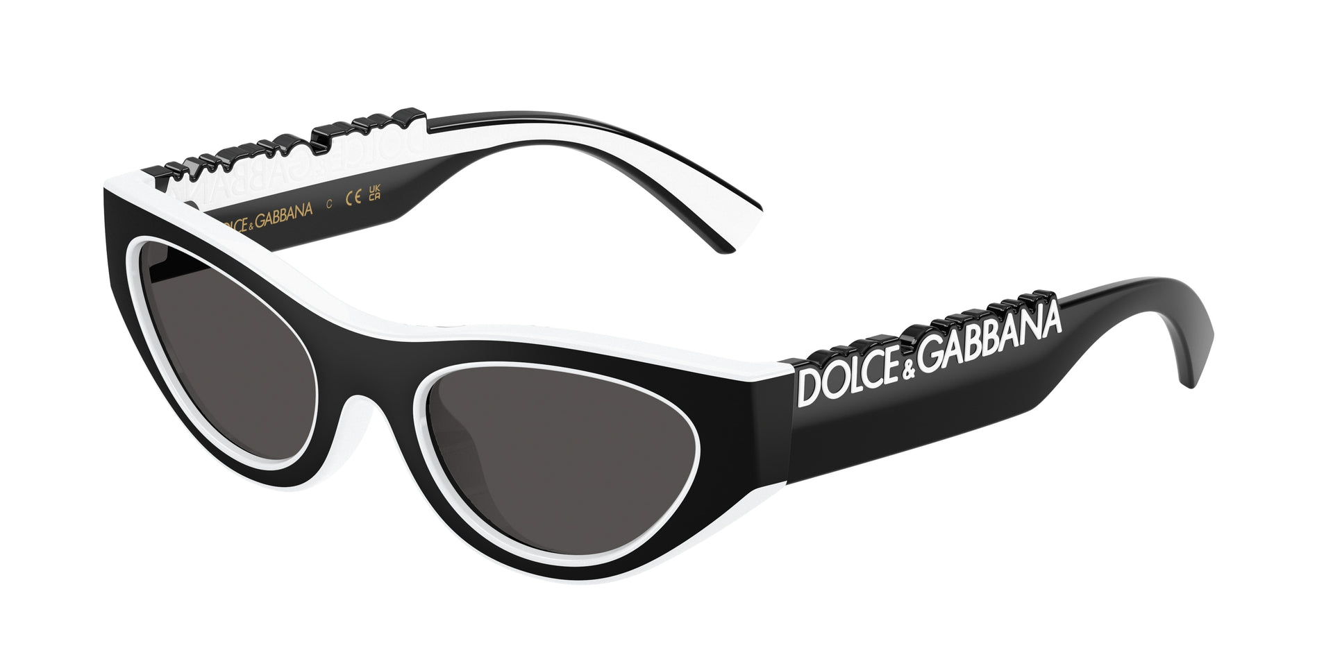 Dolce&Gabbana DX6012 Black/White Sunglasses Kids