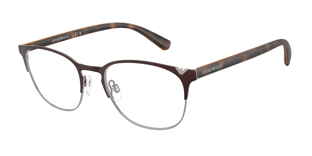 Emporio Armani EA1059 Matte Brown & Gunmetal Eyeglasses