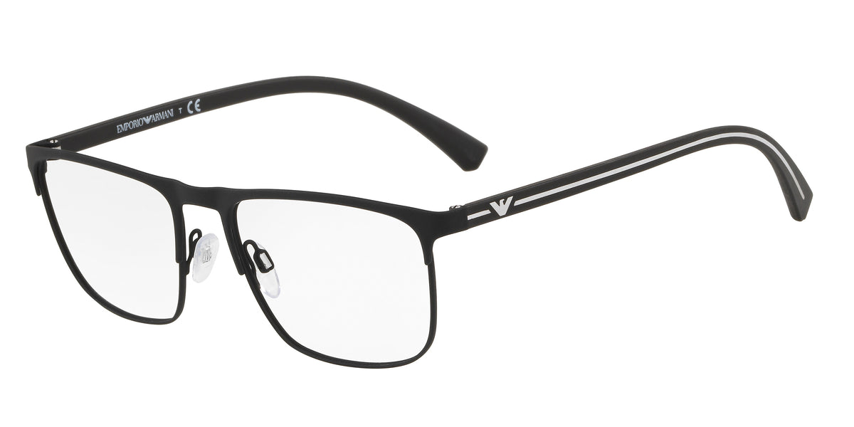 Emporio Armani EA1079 Rubber Black Eyeglasses