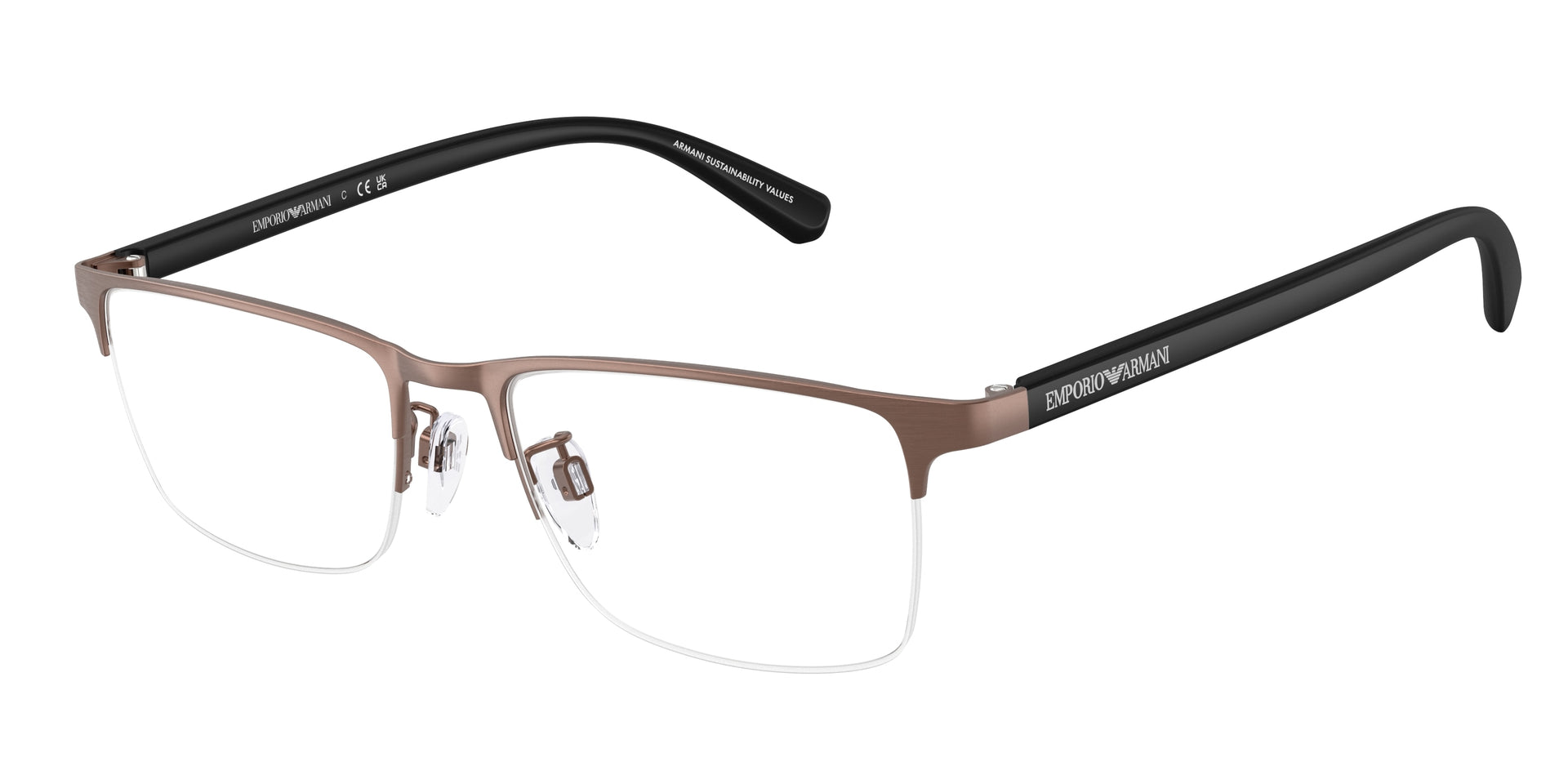 Emporio Armani EA1085D Matte Brushed Bronze Eyeglasses