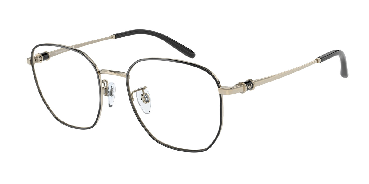 Emporio Armani EA1134D Shiny Pale Gold/Black Eyeglasses
