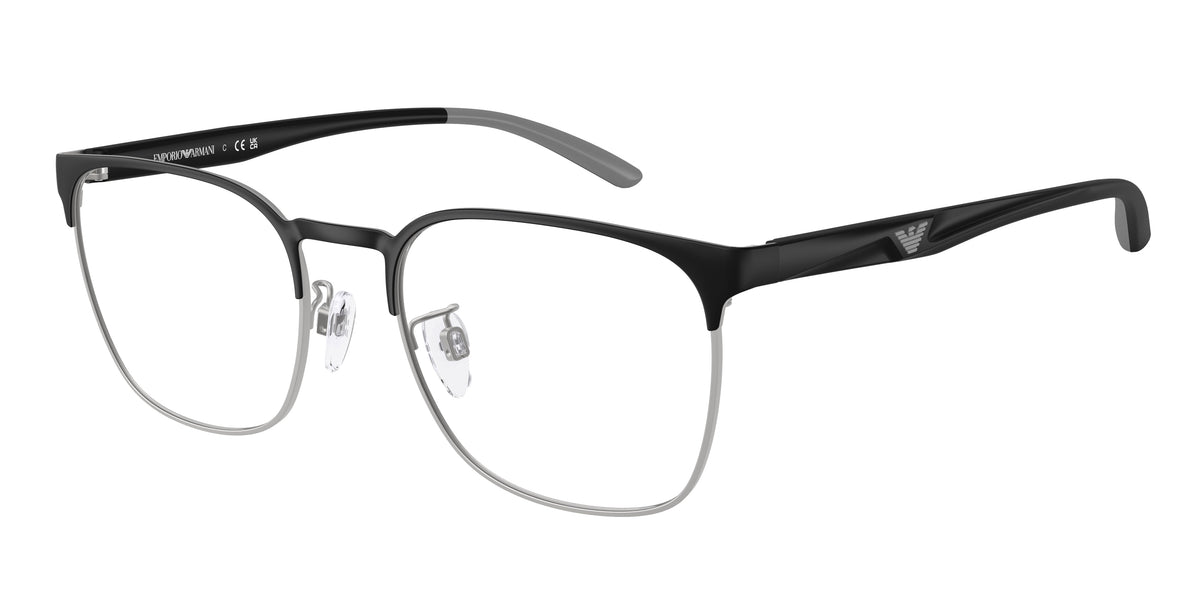 Emporio Armani EA1135D Matte Black/Matte Silver Eyeglasses