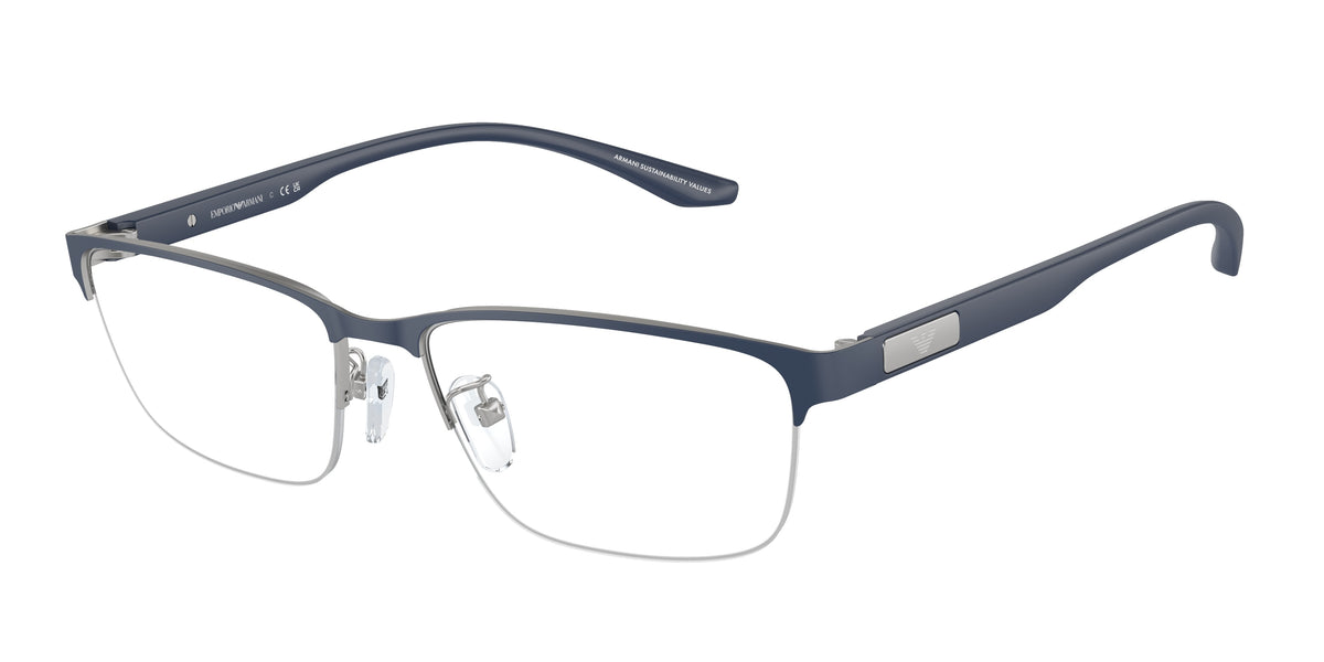 Emporio Armani EA1147 Matte Silver/Bluette Eyeglasses