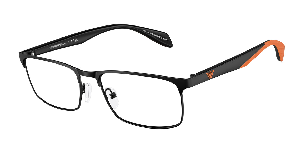 Emporio Armani EA1149 Matte Black Eyeglasses