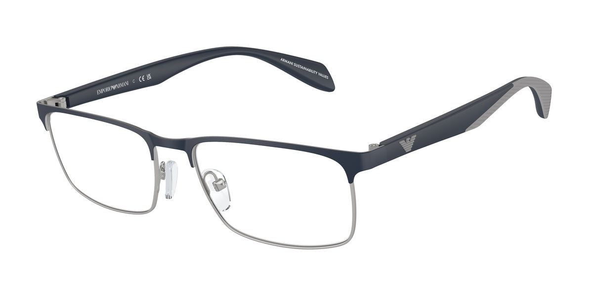 Emporio Armani EA1149 Matte Silver/Blue Eyeglasses