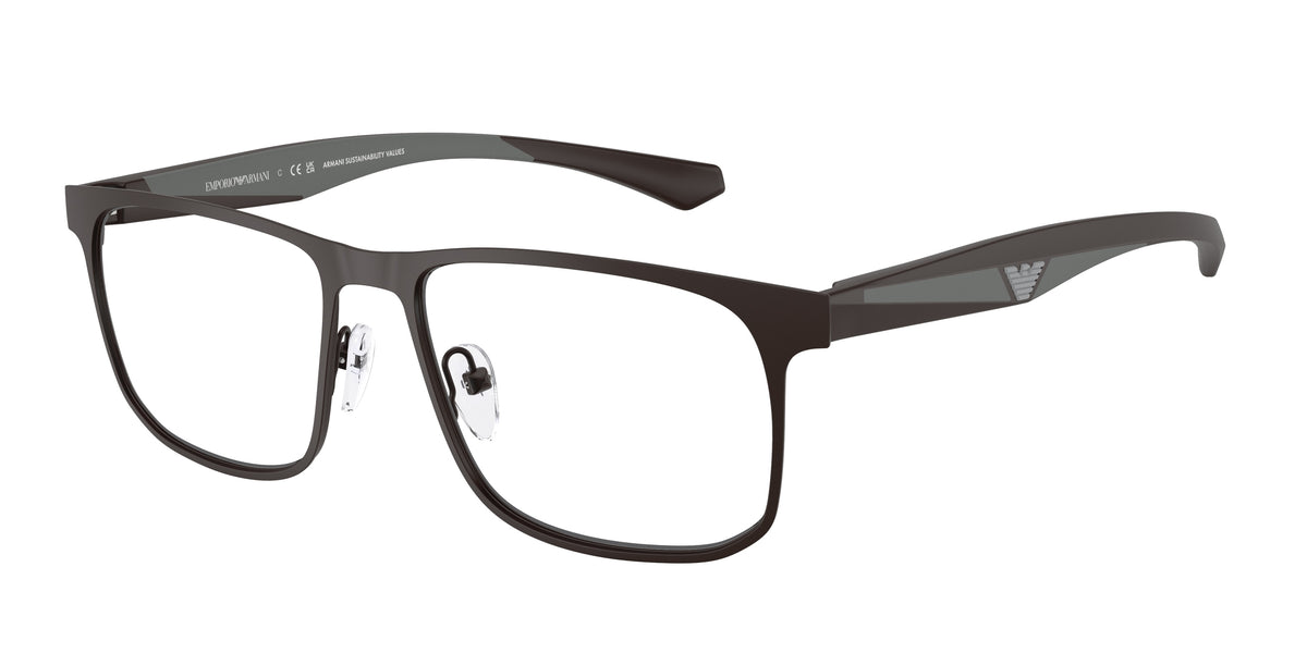 Emporio Armani EA1163 Matte Brown Eyeglasses
