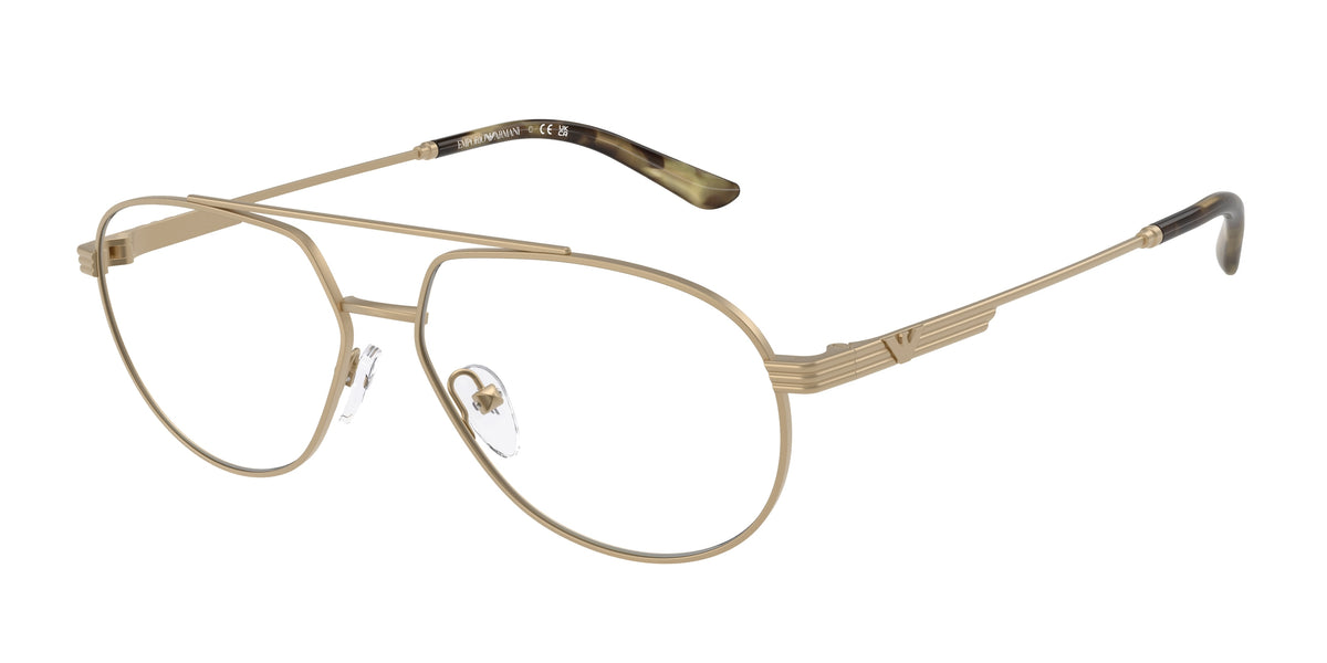 Emporio Armani EA1165 Matte Pale Gold Eyeglasses