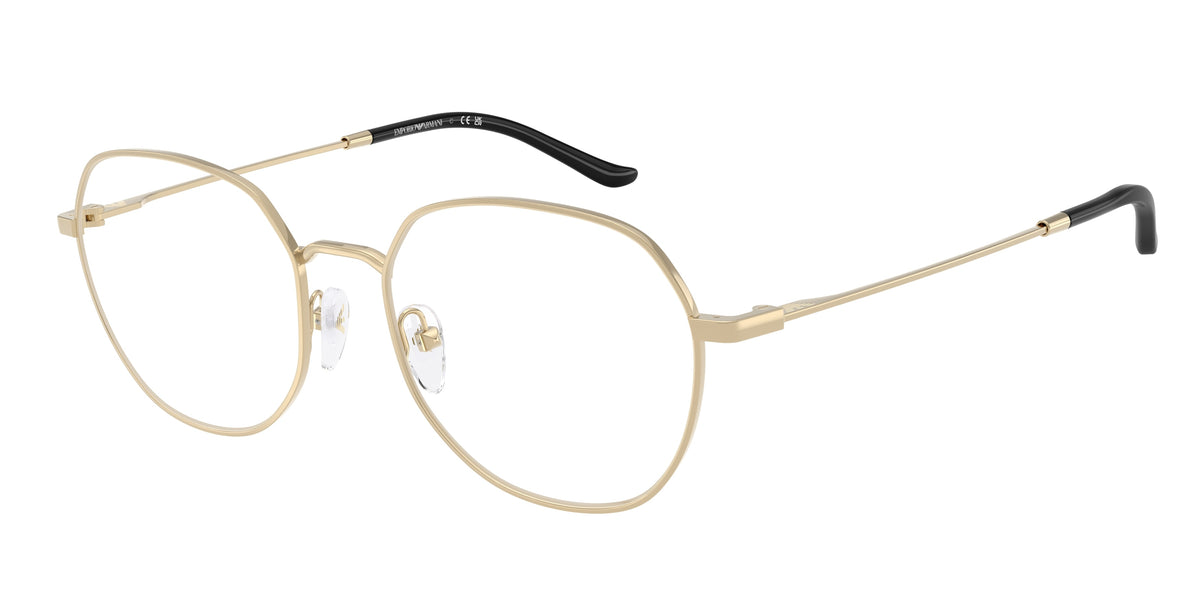 Emporio Armani EA1174D Shiny Pale Gold Eyeglasses