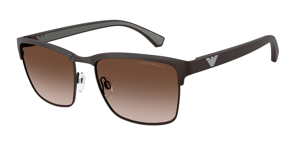 Emporio Armani EA2087 Matte Brown Sunglasses