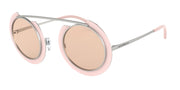 Emporio Armani EA2104 Matte Silver & Pink Sunglasses