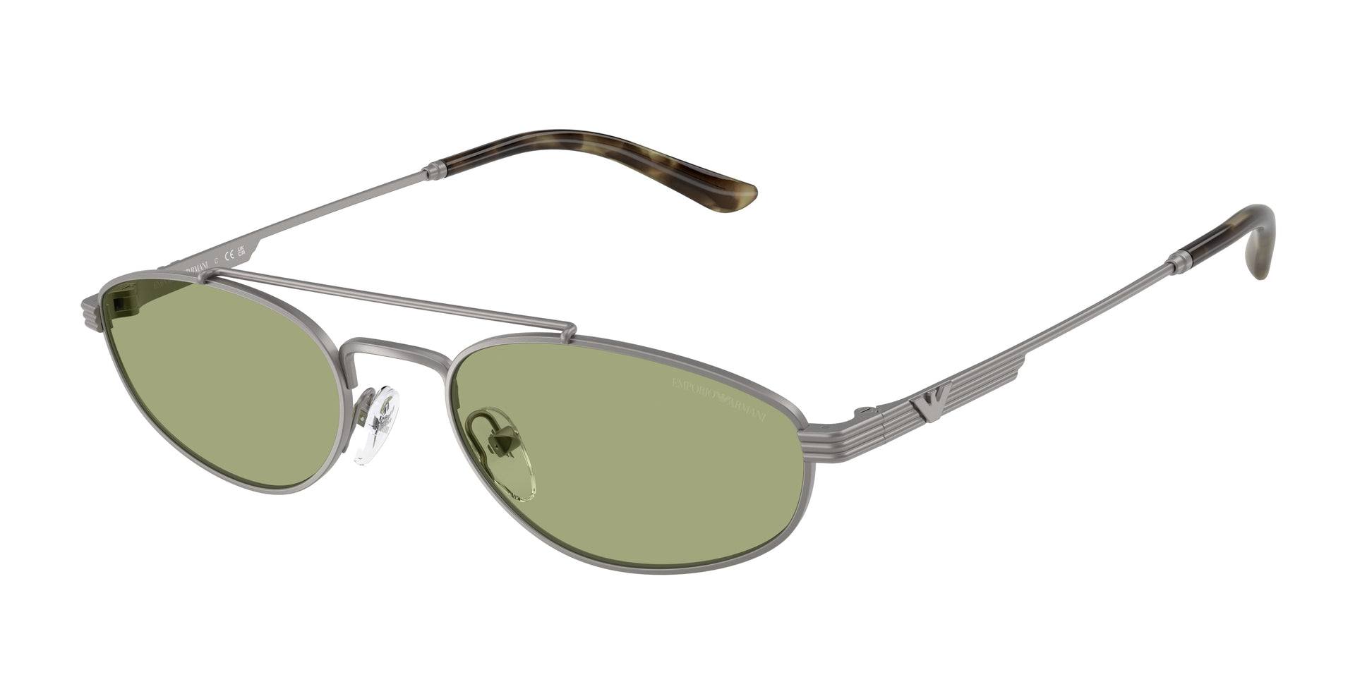 Emporio Armani EA2157 Matte Gunmetal Sunglasses