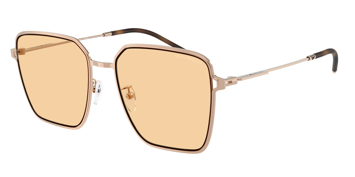 Emporio Armani EA2159D Shiny Rose Gold Sunglasses