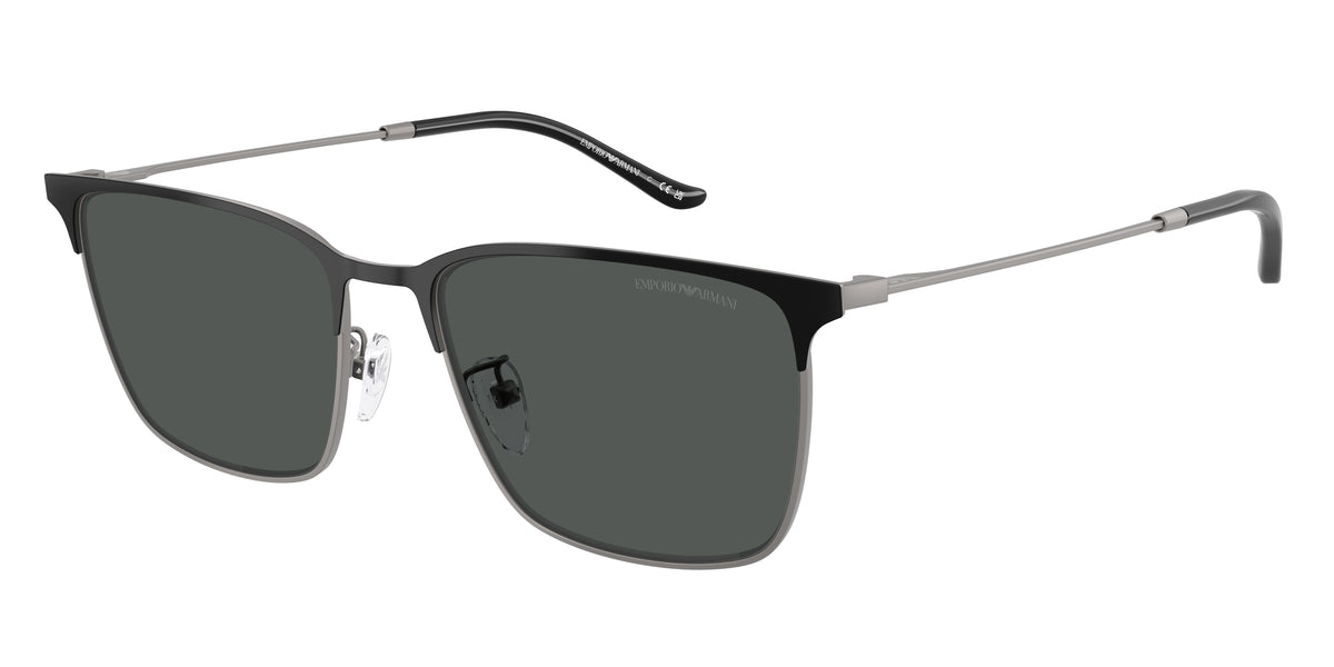 Emporio Armani EA2164D Matte Gunmetal/Black Sunglasses