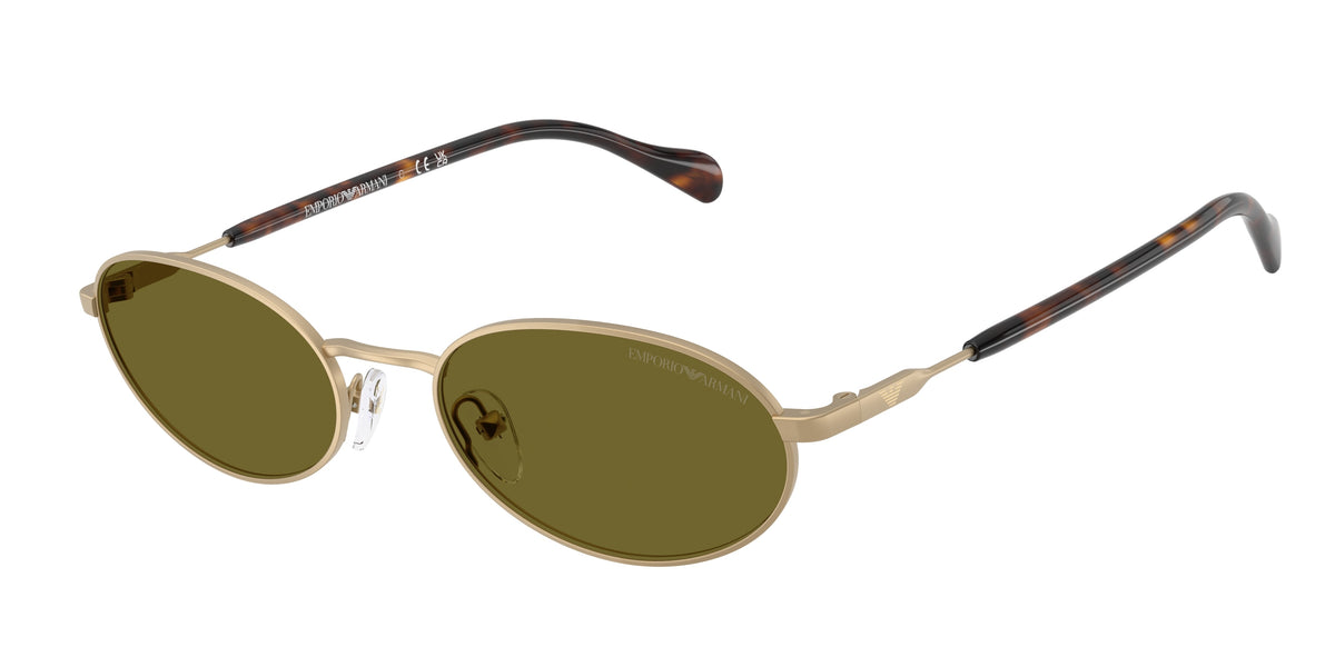 Emporio Armani EA2175 Matte Pale Gold Sunglasses