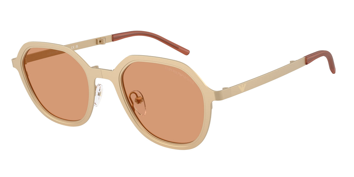 Emporio Armani EA2176 Matte Pale Gold Sunglasses