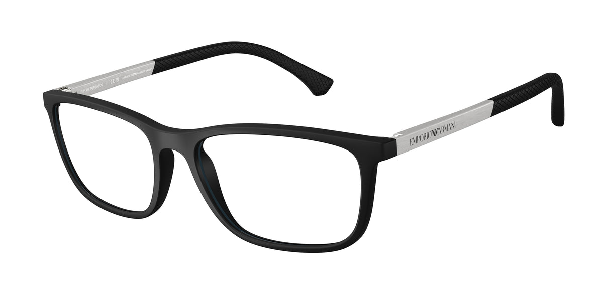 Emporio Armani EA3069 Rubber Black Eyeglasses