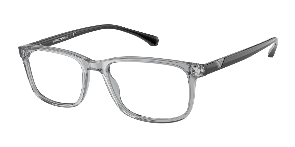Emporio Armani EA3098 Transparent Grey Eyeglasses