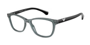 Emporio Armani EA3099 Shiny Transparent Grey Eyeglasses