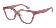 Emporio Armani EA3208F Shiny Transparent Pink Eyeglasses