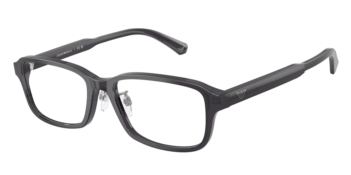 Emporio Armani EA3215D Shiny Transparent Grey Eyeglasses