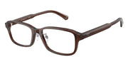 Emporio Armani EA3215D Shiny Transparent Brown Eyeglasses