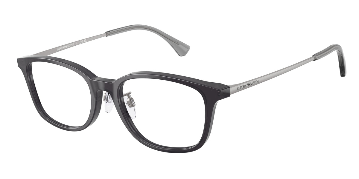 Emporio Armani EA3217D Shiny Transparent Grey Eyeglasses