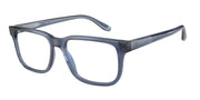 Emporio Armani EA3218 Shiny Transparent Blue Eyeglasses